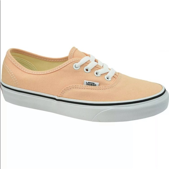 vans authentic bleached apricot